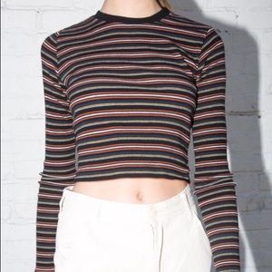 Brandy Melville Striped Long Sleeve Top Santana